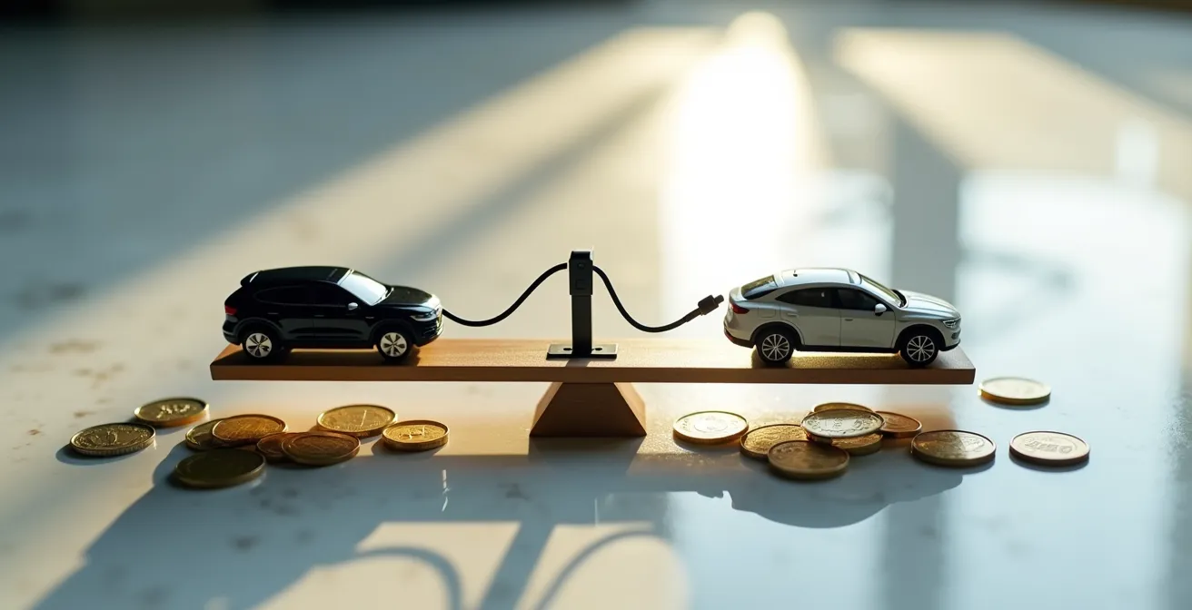 Visualisatie van kostenstructuur bedrijfswagens met focus op TCO-elementen