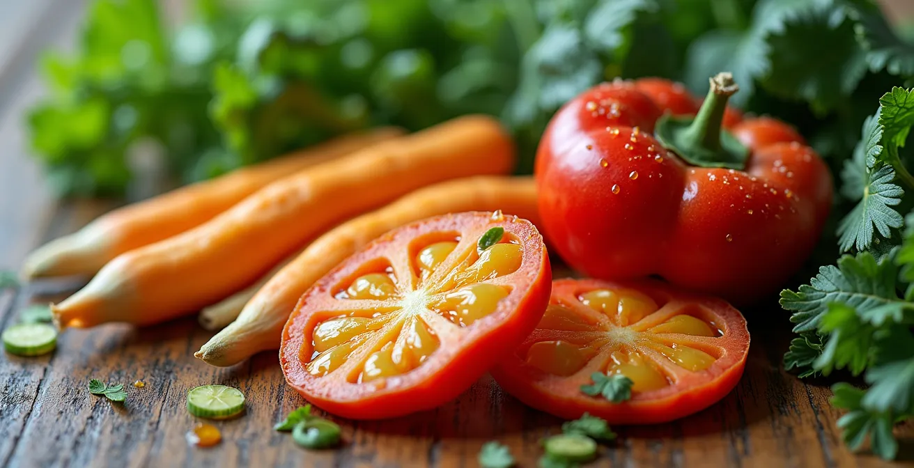 Verse Belgische seizoensgroenten gerangschikt volgens DASH-dieet principes