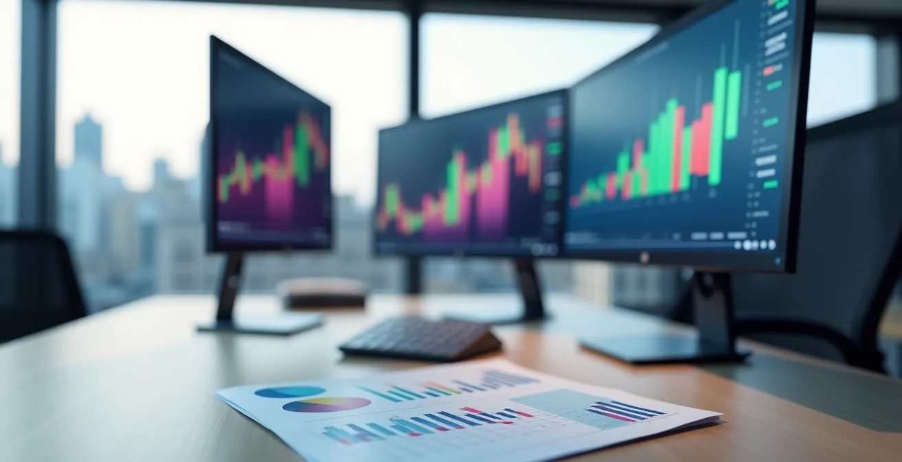 Grafiek toont prijsschommelingen GVV versus stabiele vastgoedlijn